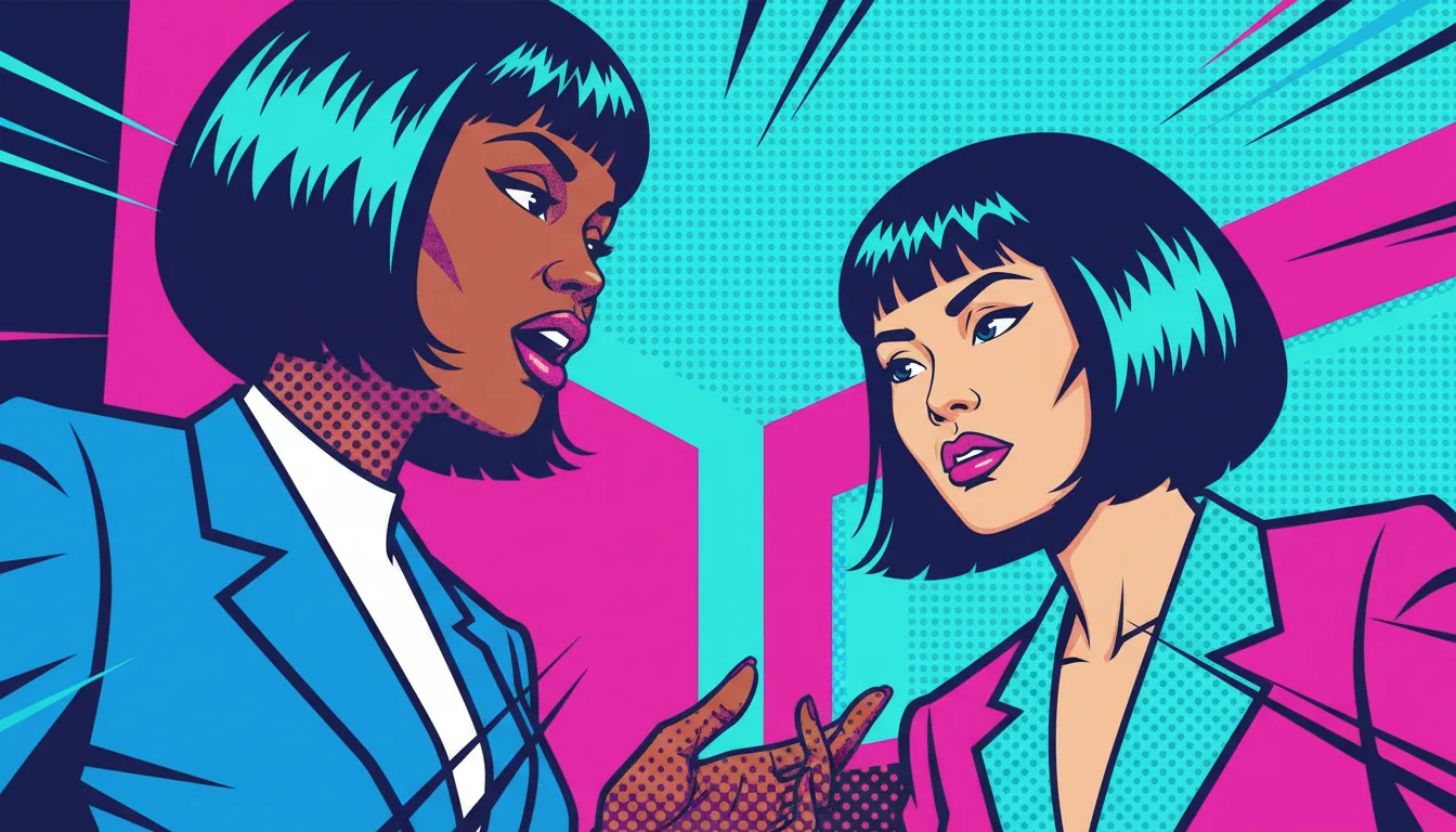 A woman talking with her female financial advisor, in reference to a fiduciary versus financial advisor.