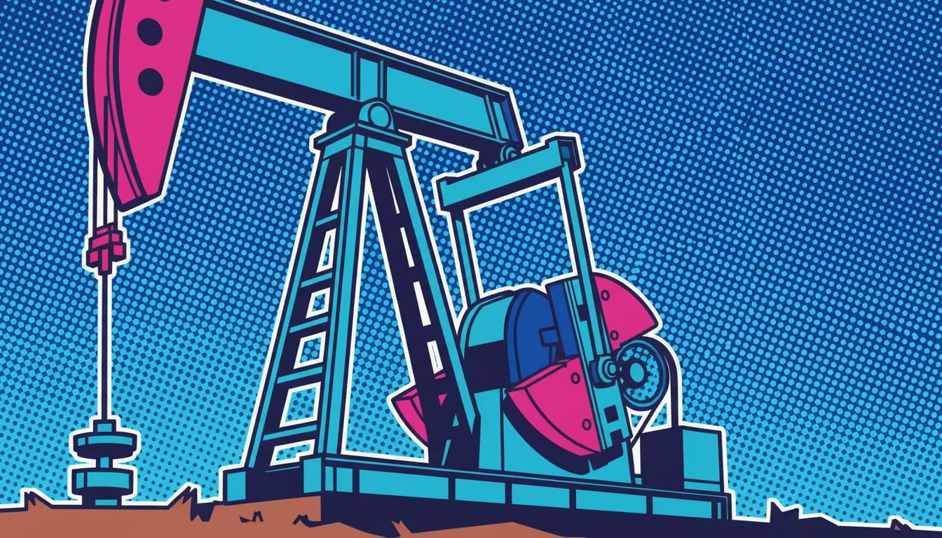 An oil field, in reference to estate disputes in Texas.