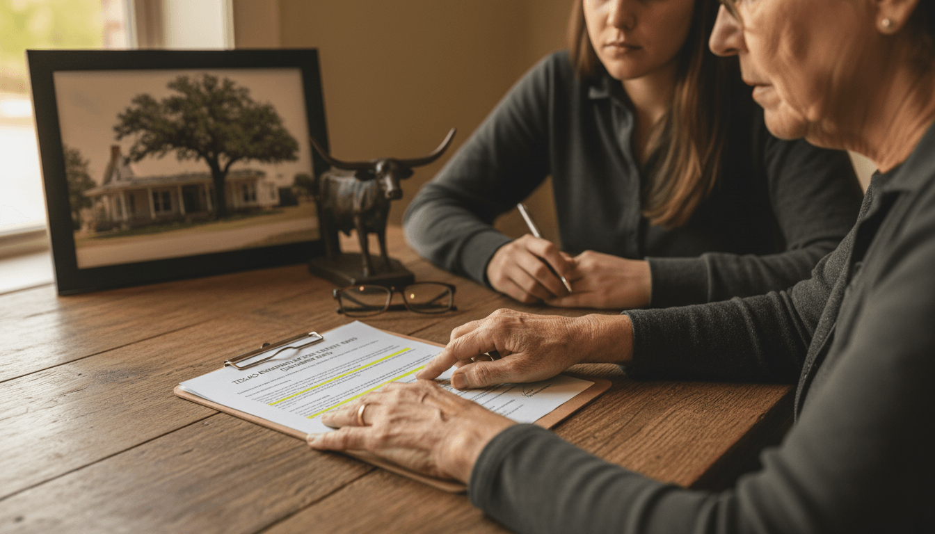 Texas families can disclaim Ladybird deed inheritances for creditor protection, though Medicaid recipients face transfer p...
