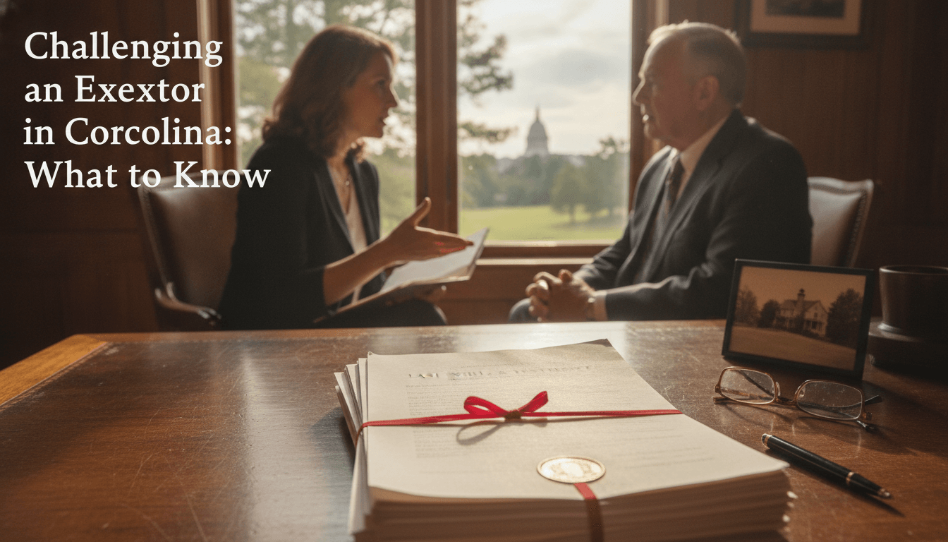 Challenging an Executor in North Carolina: What to Know