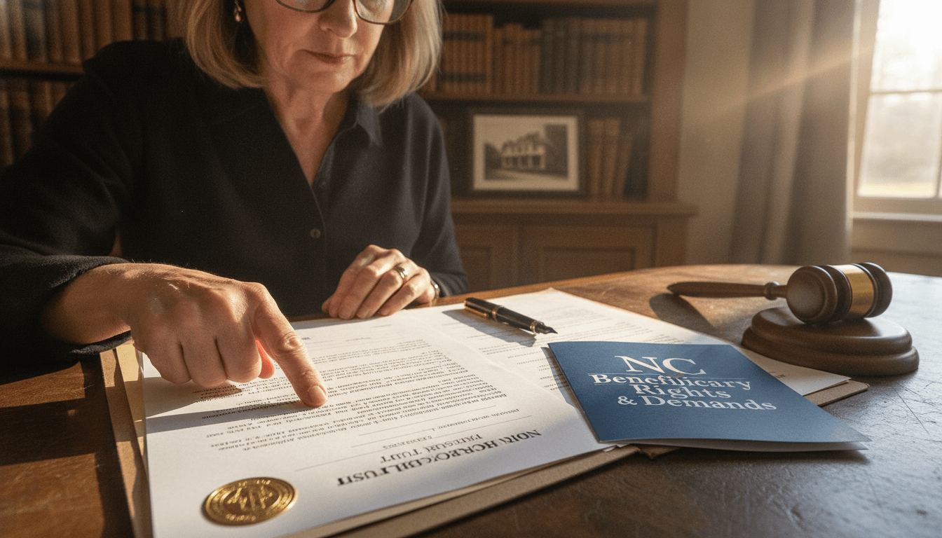 NC Trust Beneficiary Rights: What You Can Demand