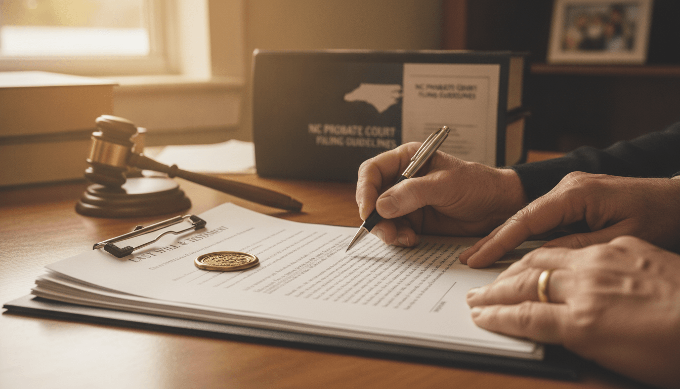Exemplified Will Copies and NC Probate Filing