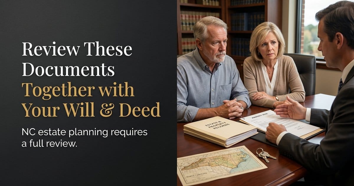 NC Estate Planning Documents That Work Together