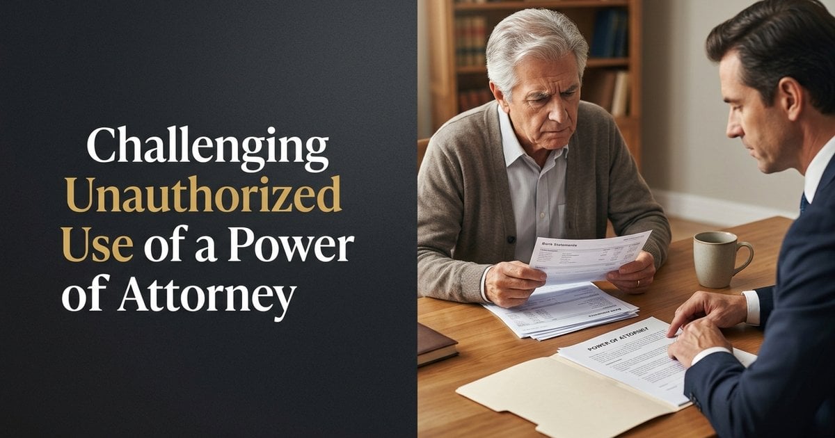 Challenging a Power of Attorney in North Carolina