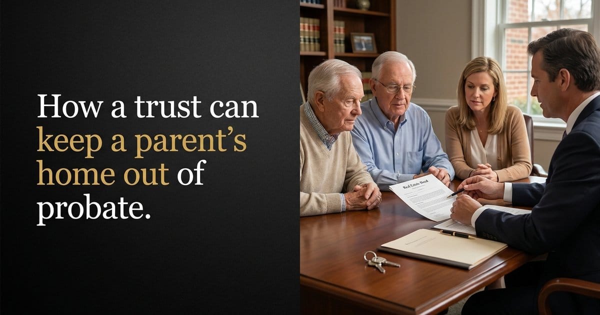 Using a Trust to Keep a Parent's Home Out of NC Probate